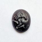 Mesopotamisch Paarse Granaat Dancing Human Medal Jewel