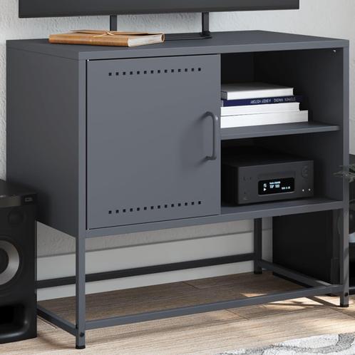 vidaXL Tv-meubel 100,5x39x60,5 cm staal roze, Huis en Inrichting, Kasten |Televisiemeubels, Nieuw, Verzenden