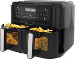 2dekans | KitchenBrothers Airfryer XXL - 2x 4.5L - 2400W -, Ophalen of Verzenden