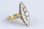 Bague - 18 carats Or blanc, Or jaune - 1.07ct. tw. Diamant, Nieuw
