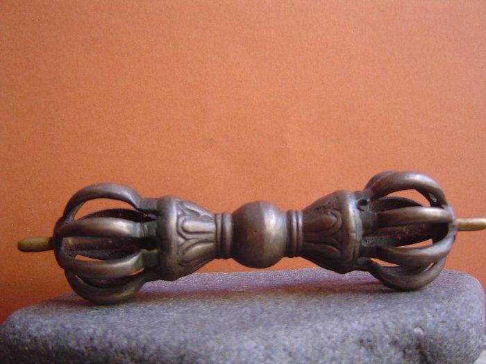 Vajra - Brons - 1750-1800 17e-18e eeuw, Antiek en Kunst, Antiek | Overige Antiek