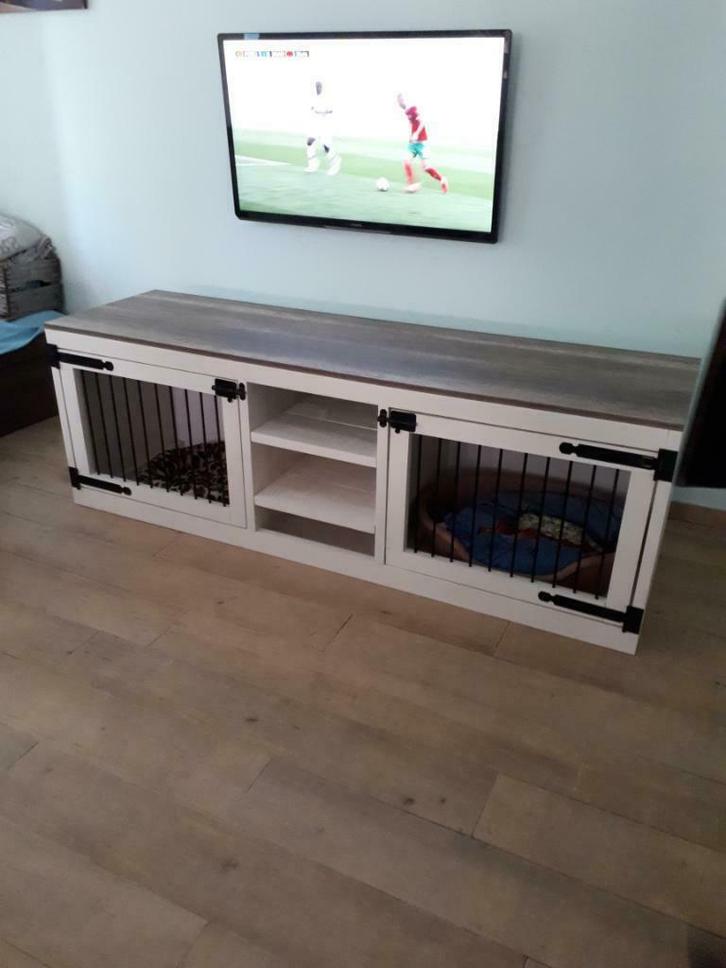 hondenbench dressoir, Dieren en Toebehoren, Hondenhokken, 65 tot 100 cm, 110 cm of meer, Nieuw, Hondenhok, Ophalen