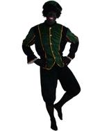 Zwarte piet kostuum basic fluweel, Hobby en Vrije tijd, Nieuw, Ophalen of Verzenden