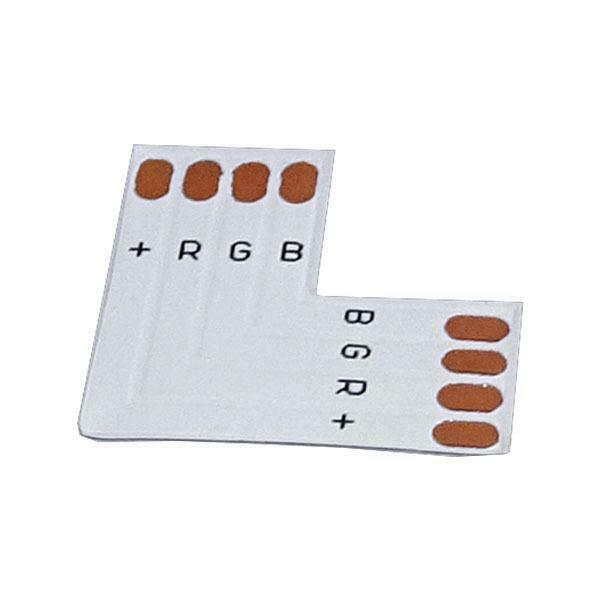L connector - 10mm PCB - 4 pin - RGB, Huis en Inrichting, Lampen | Overige, Verzenden