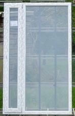 schüco pvc raam , chassis 140 x 230 wit  / antraciet 7016, Bricolage & Construction, Raamkozijn, Ophalen of Verzenden