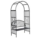 vidaXL Rozenboog met bank, Tuin en Terras, Verzenden, Nieuw