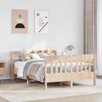 vidaXL Bedframe zonder matras massief grenenhout 120x200 cm, Verzenden, Nieuw