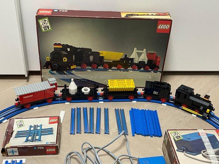 Lego Set - Train - Lego Train 725 + 756 + 741, Kinderen en Baby's, Speelgoed | Duplo en Lego