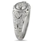Ring Platina - 1.37ct. tw. Diamant (Natuurlijk) - Diamant, Handtassen en Accessoires, Ringen, Nieuw