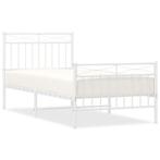Robuust Bedframe Wit 90x200 | Retour Deal | Koop NU!, Huis en Inrichting, Slaapkamer | Bedden, 90 cm, Eenpersoons, Verzenden, Wit