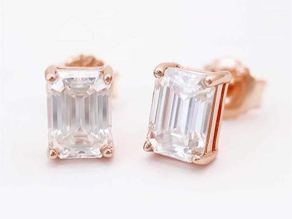 Veiling - Oorbellen rose emerald, Handtassen en Accessoires, Oorbellen