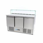 Pizzawerkbank - 137 cm - 3 Deuren - 8 x 1/6 GN - incl., Verzenden