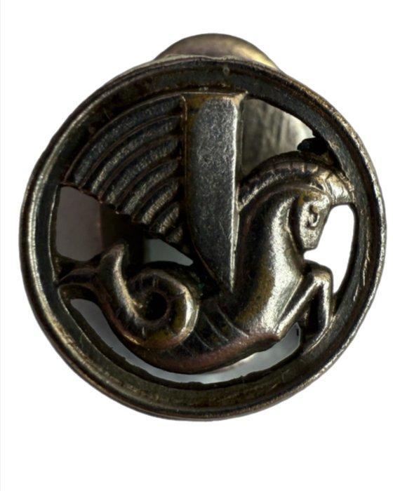 Brons, Speld verzilverd in brons uit de jaren zestig ’AIR, Antiek en Kunst, Curiosa en Brocante