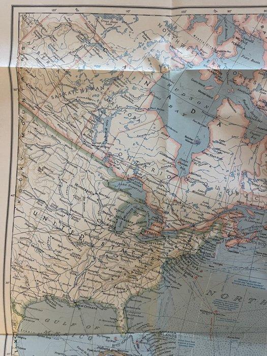 Verenigde Staten - Atlantic Ocean – Militaire WOII, Boeken, Atlassen en Landkaarten