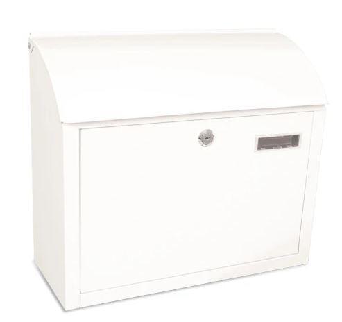 Wandbrievenbus Denian wit, Tuin en Terras, Brievenbussen, Nieuw, Overige materialen