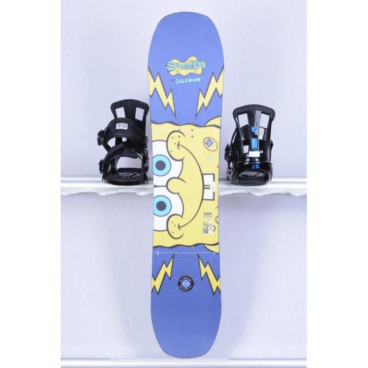 110 kinder snowboard SALOMON SPONGEBOB EL CAPITAN, FLAT, tru, Sport en Fitness, Snowboarden, Verzenden