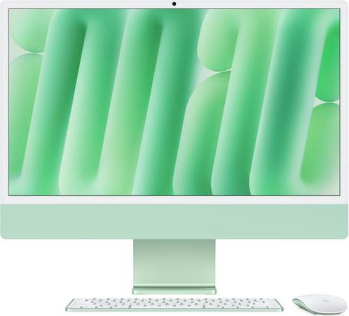 Apple iMac (2024) Groen M4 16GB 256GB 23.5 + garantie, Computers en Software, Desktop Pc's, Gebruikt, Ophalen of Verzenden