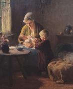 Bernard Pothast (1882-1966) - Feeding the baby, Antiek en Kunst