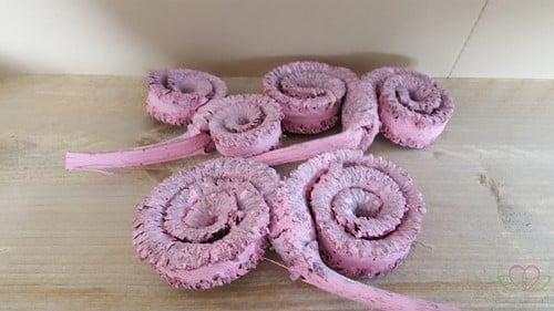 Palm Mule Ring Palm Male Ring Roze 15 stuks, Maison & Meubles, Accessoires pour la Maison | Plantes & Fleurs artificielles