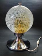 Tafellamp - Glas, Verchroomd metaal - Lamp met Muranoglas