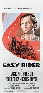 Poster - Easy Rider - Jack Nicholson - Dennis Hopper - Peter, Verzamelen, Film en Tv, Nieuw