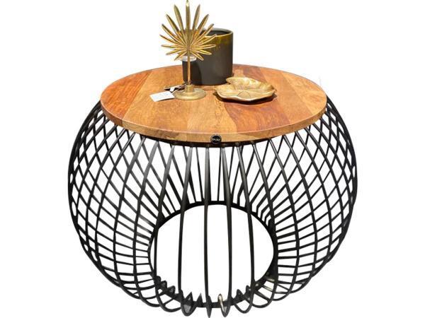 Veiling - Salontafel Mangohout - Bijzettafel - Industrieel -, Maison & Meubles, Tables | Tables d'appoint
