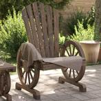 vidaXL Tuinstoel Adirondack massief vurenhout, Tuin en Terras, Tuinsets en Loungesets, Verzenden, Nieuw