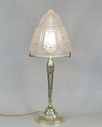 a large French art deco lamp by Auguste Mousson & Hanots -