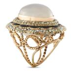 Ring - 14 karaat Geel goud, Antieke 14k geelgouden ring met, Handtassen en Accessoires, Ringen, Nieuw