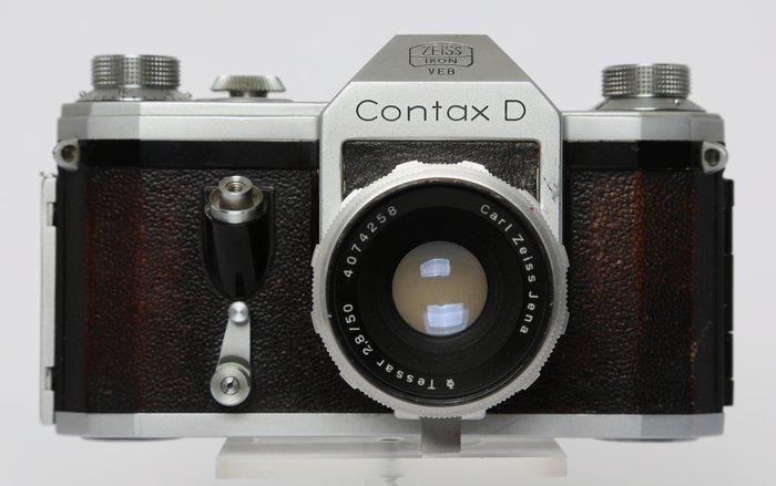 Contax, Zeiss Ikon, Carl Zeiss Jena D + CZJ 1Q: Tessar, Audio, Tv en Foto, Fotocamera's Analoog