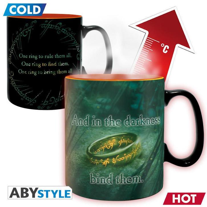 Lord of the Rings Sauron Heat Change Mok, Verzamelen, Lord of the Rings, Ophalen of Verzenden