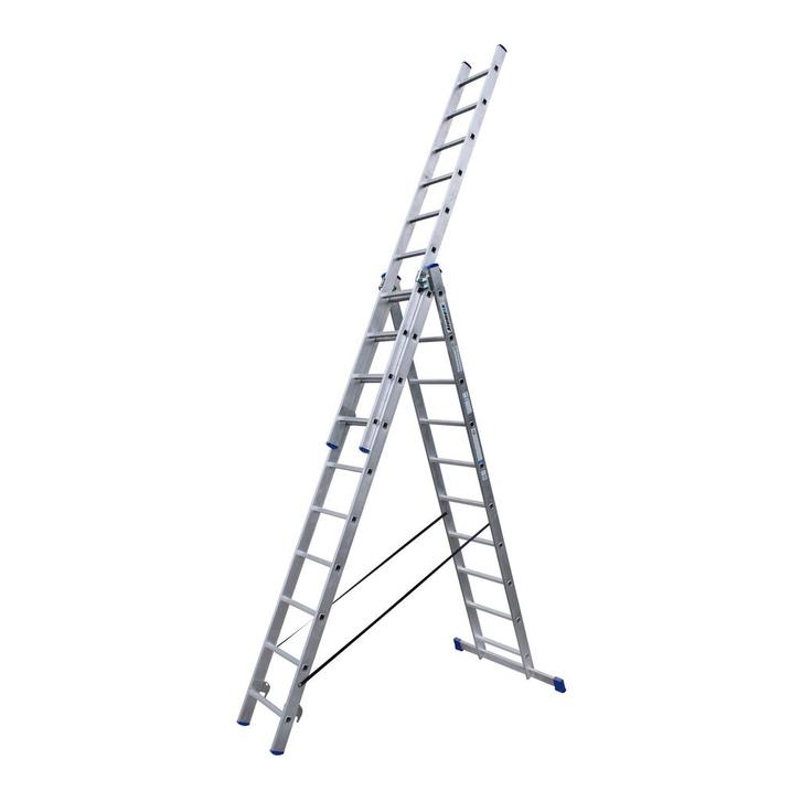 Alumexx ladder 3-Delig, Doe-het-zelf en Bouw, Ladders en Trappen, Nieuw, Verzenden