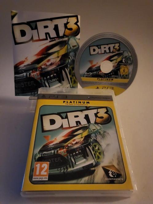 Dirt 3 Platinum Playstation 3, Games en Spelcomputers, Games | Sony PlayStation 3, Zo goed als nieuw, Ophalen of Verzenden