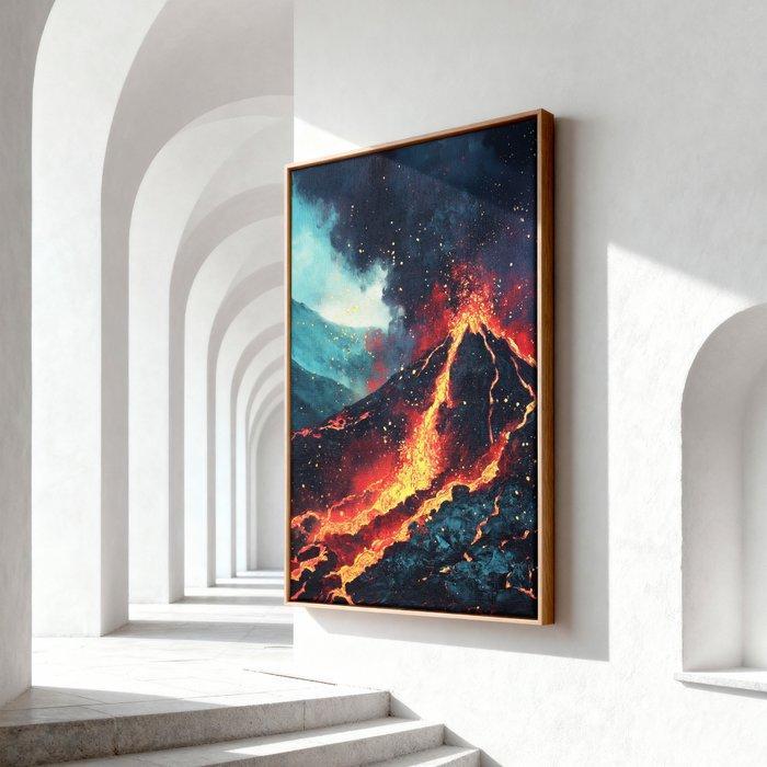 Iconica - Dramatic Nature Force - Unique 1/1 XXL (150x100, Antiek en Kunst, Kunst | Designobjecten