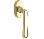 Draaikiepgarnituur Linea/Elegant messing gelakt, Doe-het-zelf en Bouw, Nieuw, Overige materialen, Klink of Kruk