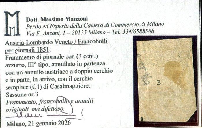 Italiaanse oude staten - Lombardije Venetië 1851 -, Timbres & Monnaies, Timbres | Europe | Italie