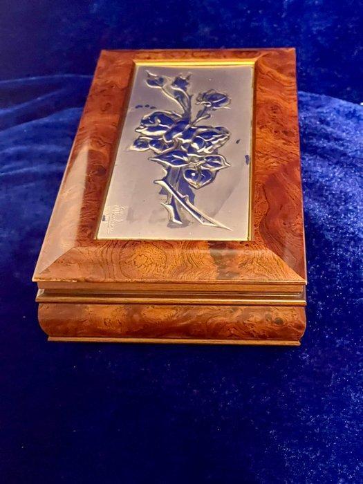 Ottaviani - Boîte à bijoux - Argent 925, Noyer - Boîte en, Antiek en Kunst, Antiek | Zilver en Goud