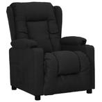 Fauteuil stof zwart | Retour Deal | 35% Korting, Huis en Inrichting, Verzenden, Nieuw, 75 tot 100 cm, 75 tot 100 cm