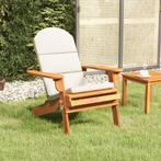 vidaXL Chaise de jardin Adirondack avec coussins bois, Neuf, Verzenden