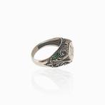 Zonder Minimumprijs - Ring Zilver - 0.75ct. tw. Smaragd -, Nieuw