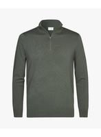 2dekans | Profuomo Pullover Half Zip Donker Groen - maat M, Vêtements | Hommes, Pulls & Vestes, Ophalen of Verzenden