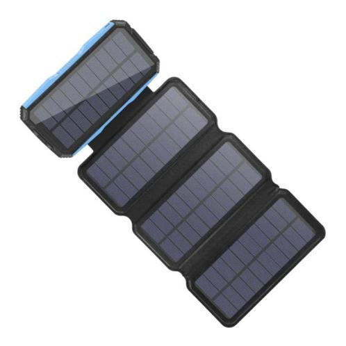 26800mAh Draagbare Solar Powerbank 4 Zonnepanelen -, Télécoms, Téléphonie mobile | Batteries, Envoi