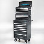 Datona Gereedschapswagen set 16 laden - zwart - Datona, Doe-het-zelf en Bouw, Ophalen of Verzenden, Nieuw