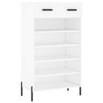 Schoenenkast Wit 60cm | Retour Deal | Stockopruiming -55%, Huis en Inrichting, Kasten | Schoenenkasten, Verzenden, Nieuw, IndustriÃ«le stijl
