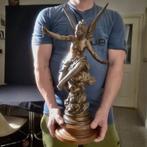 Eutrope Bouret (1833-1906) - sculptuur, Engel - 58 cm -, Antiek en Kunst