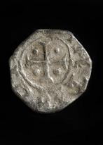 Middeleeuwen, kruisvaardersperiode Billon Hammered Pougeoise