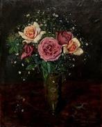 Francisco Martín Burgueño (XIX-XX) - Bouquet à Roses, Antiquités & Art