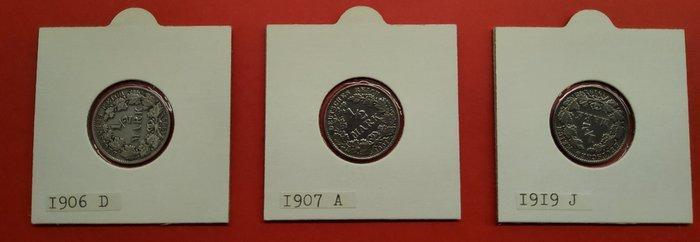 Duitsland. Lot of 15 coins, incl. silver, various metals and, Postzegels en Munten, Munten | Europa | Niet-Euromunten