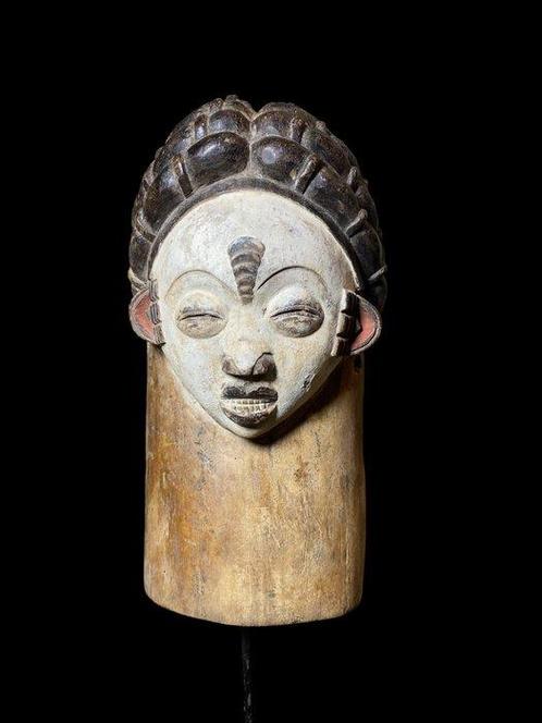 Masker-45cm - Punu - Gabon  (Zonder Minimumprijs), Antiek en Kunst, Kunst | Niet-Westerse kunst