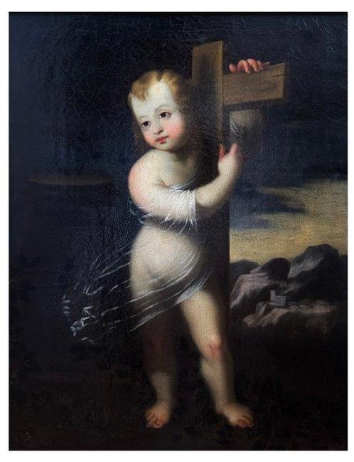 Bartolomé Esteban Murillo (1618-1682), Kring van - The Child, Antiek en Kunst, Kunst | Schilderijen | Klassiek